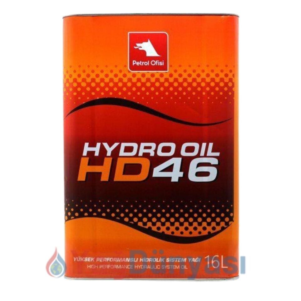 Petrol Ofisi Hydro Oil HD 46 - 16 Litre Hidrolik Yağı