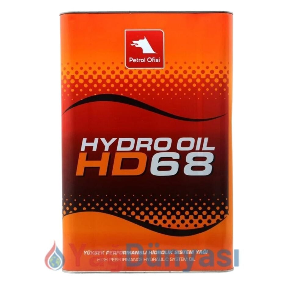 Petrol Ofisi Hydro Oil HD 68 - 16 Litre Hidrolik Yağı