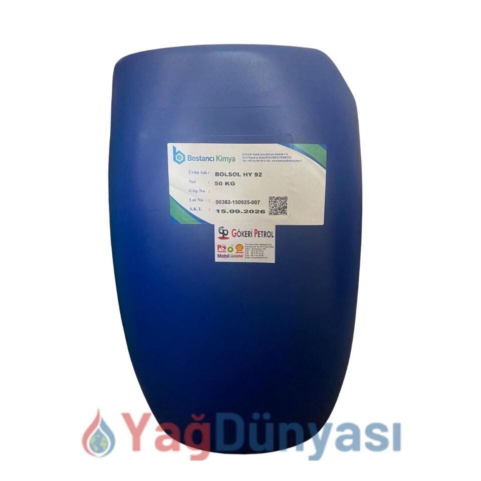 BOLSOL HY 92 HARMAN YAĞI (50 KG)