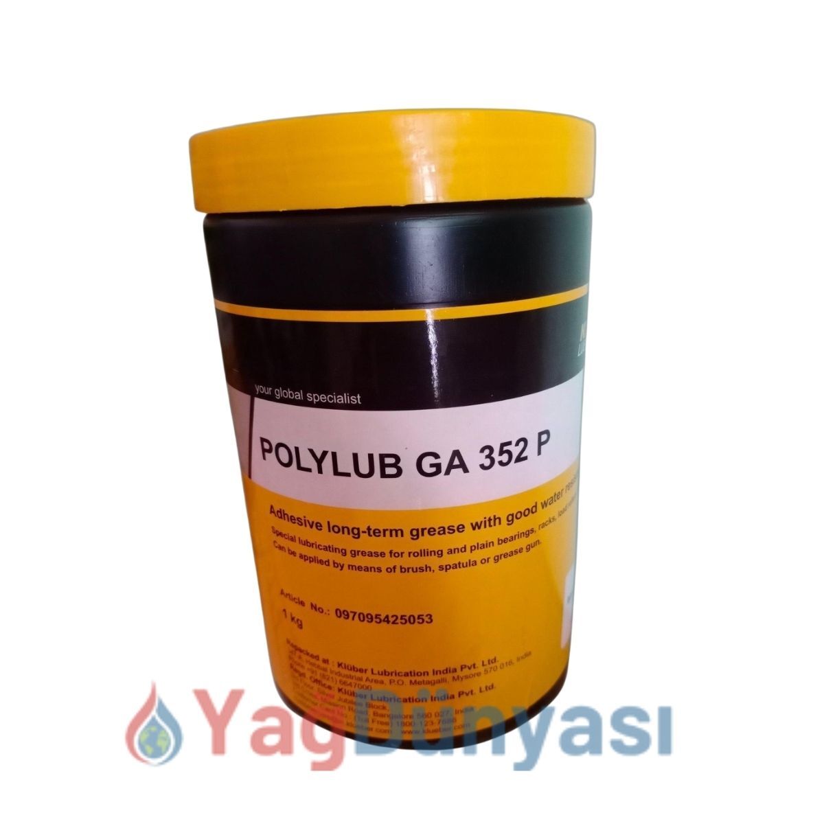 Klüber Polylub GA 352 P ADHEZİV UZUN ÖMÜRLÜ GRES
