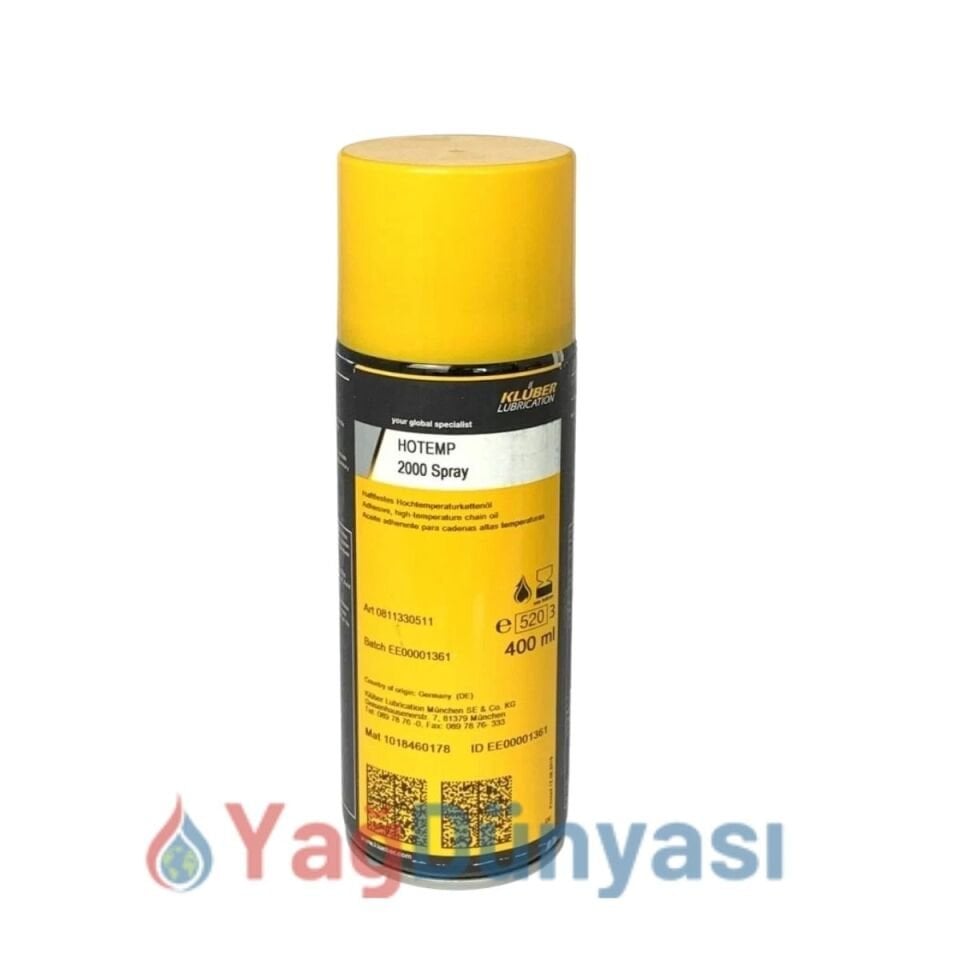 KLUBER HOTEMP 2000 SPRAY