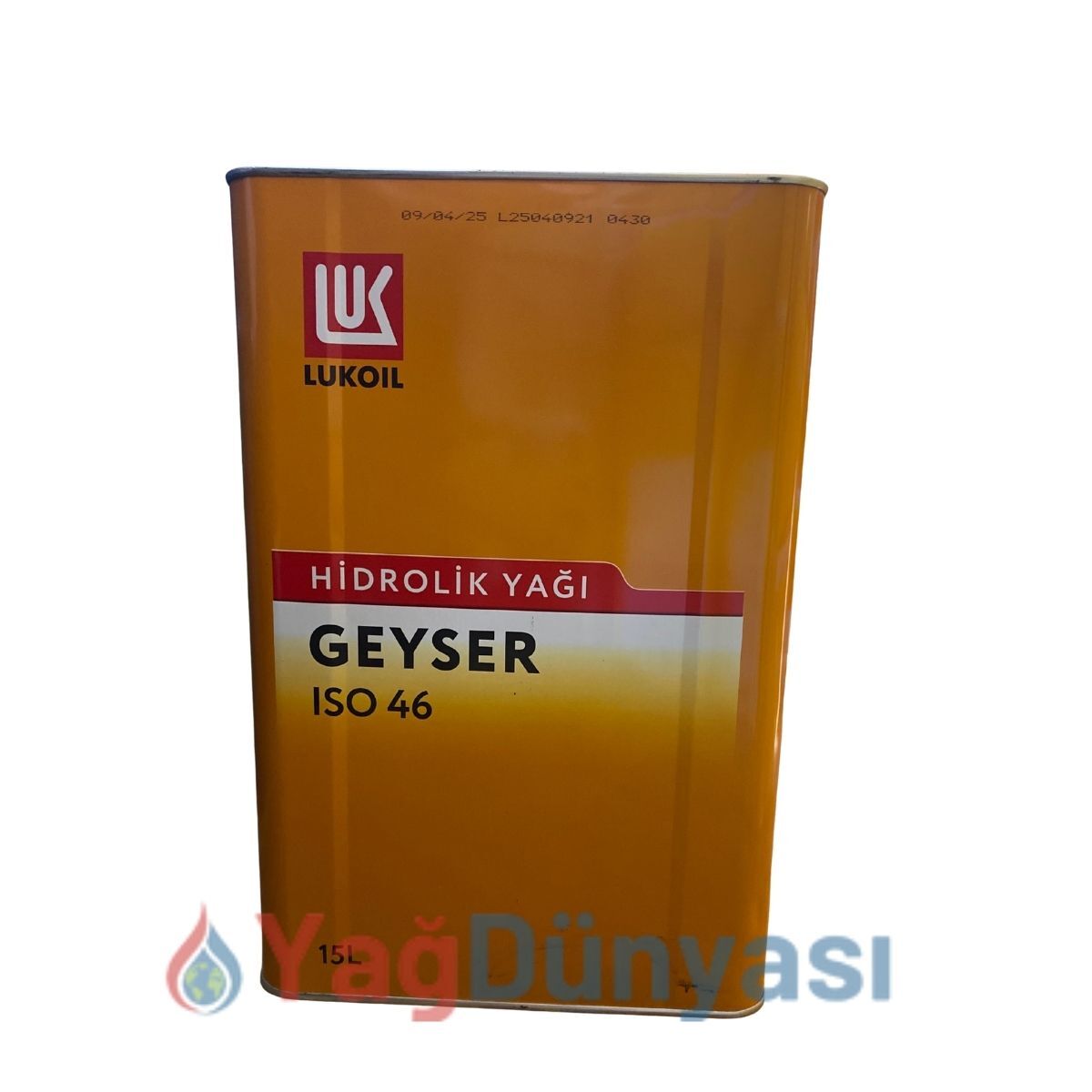 LUKOIL GEYSER 46 - HİDROLİK YAĞ 15 Litre