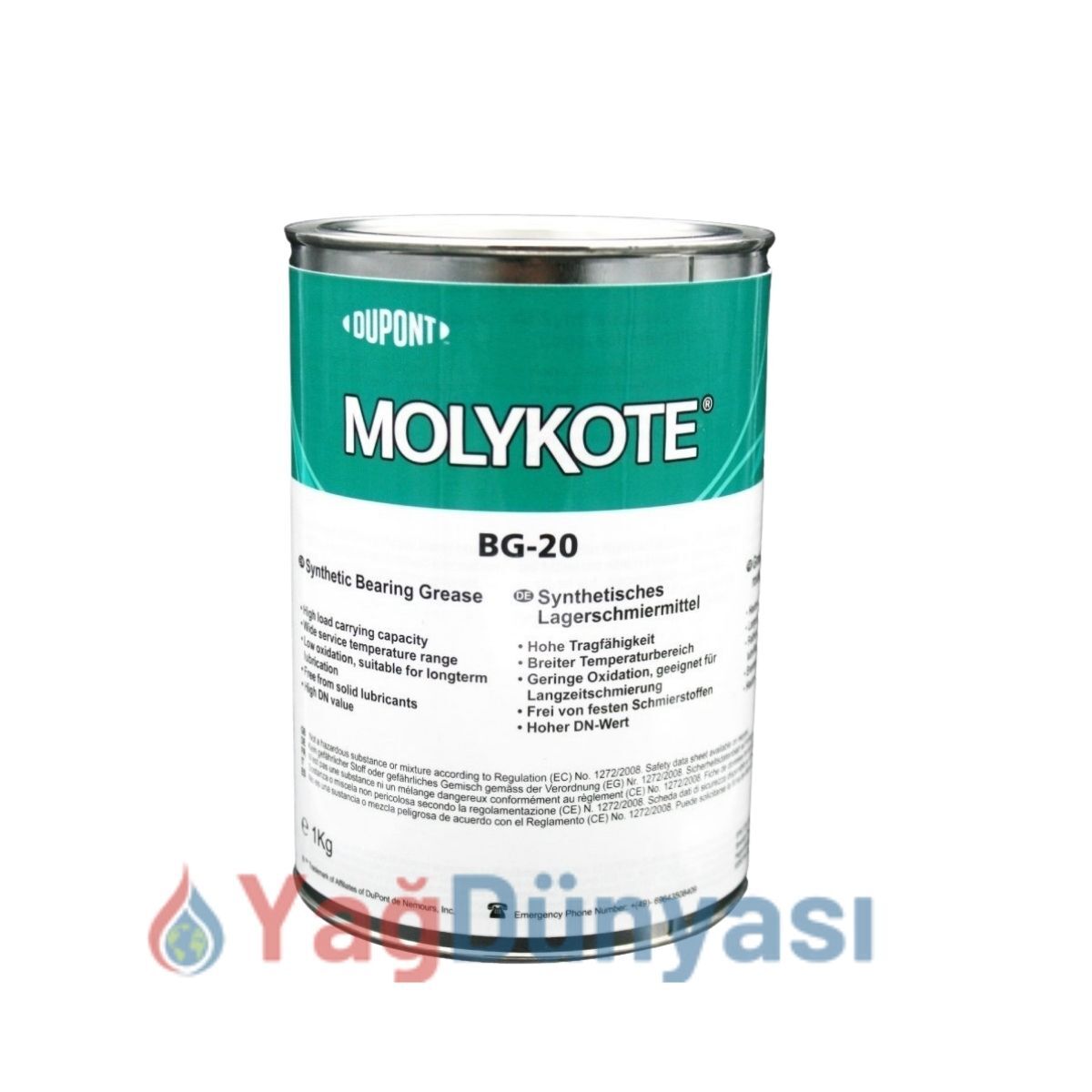 MOLYKOTE BG-20 - Sentetik Rulman Gresi