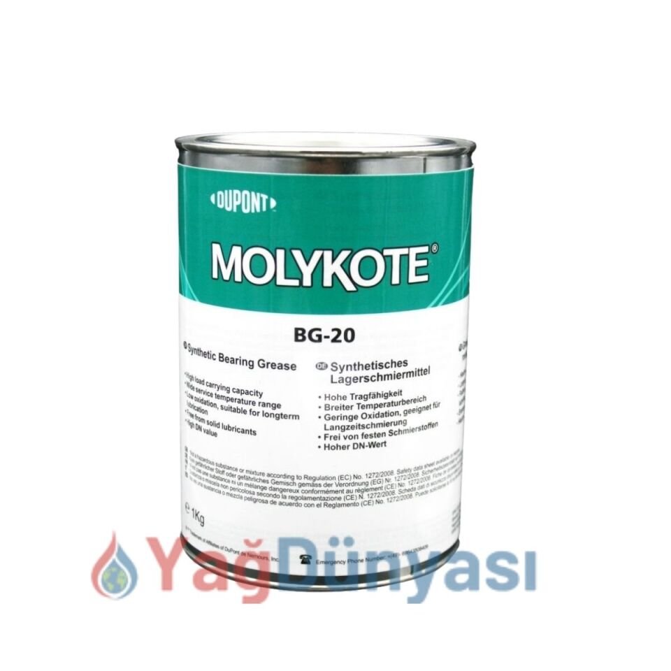 MOLYKOTE BG-20 - Sentetik Rulman Gresi
