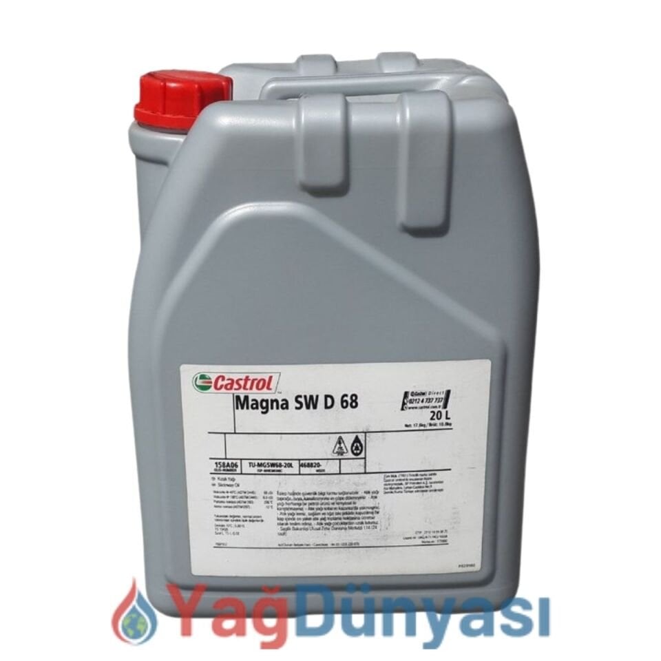 CASTROL MAGNA SW D 68 20 Litre Kızak Yağı