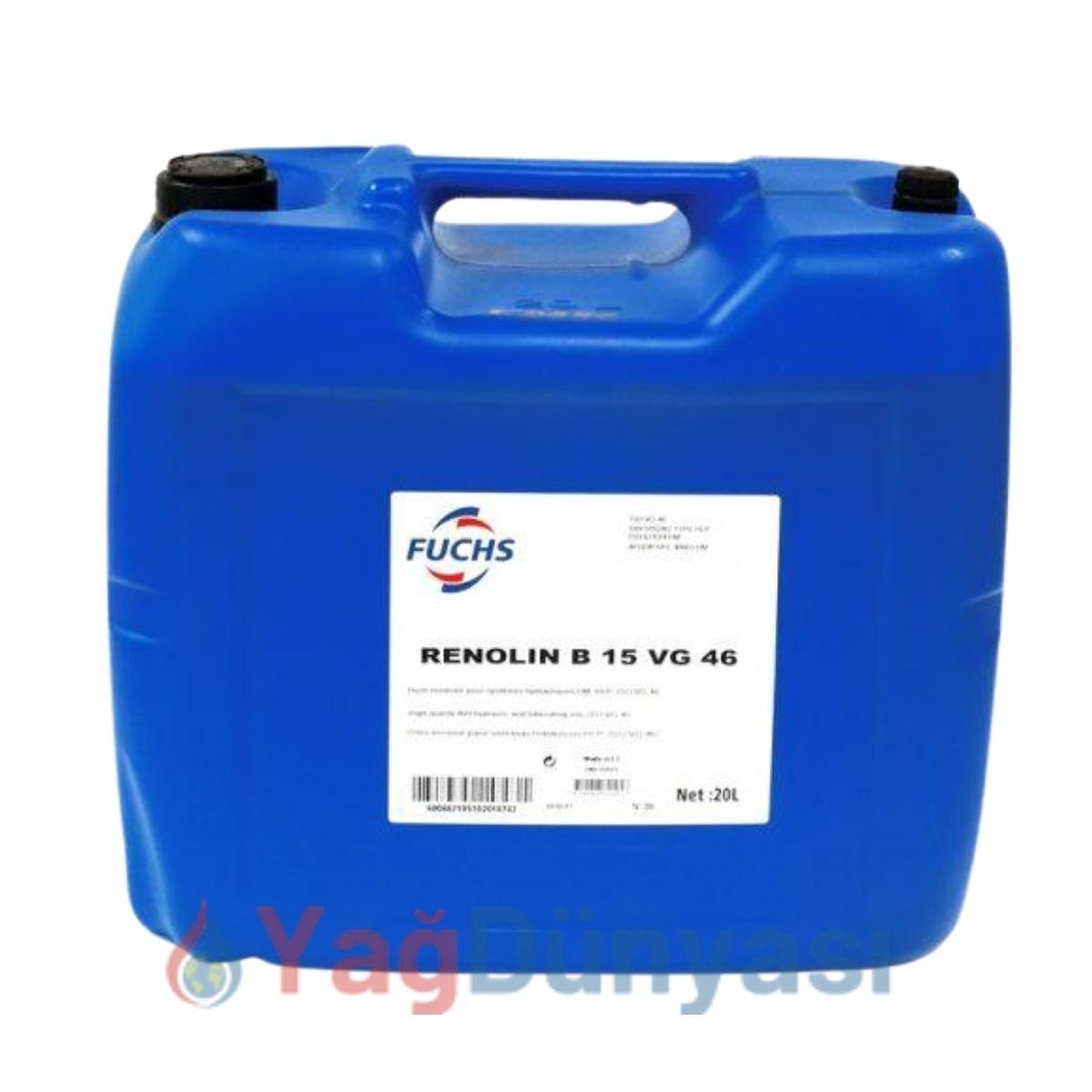 Fuchs Renolin B 15 VG 46 - 20 Litre Hidrolik Yağı