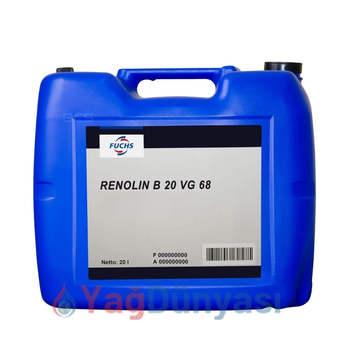 Fuchs Renolin B 20 VG 68 - 16 kg Hidrolik Yağı