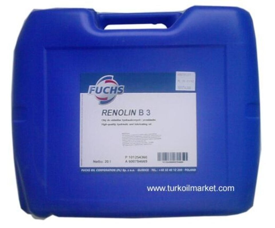 Fuchs Renolin B 3 - 15 kg Hidrolik Yağı