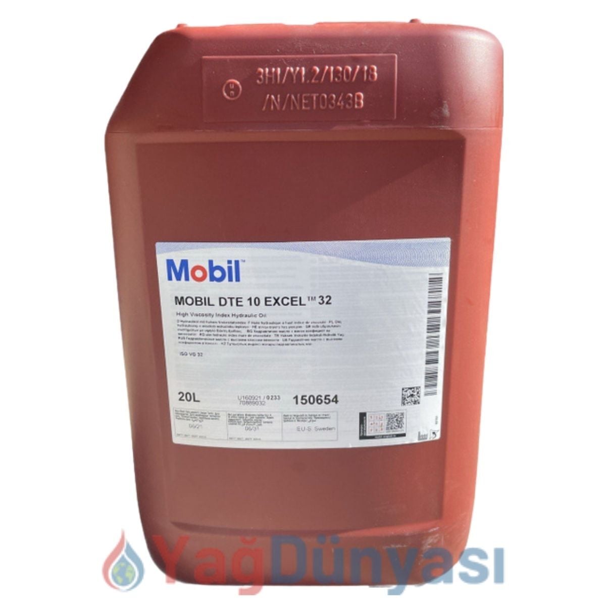 Mobil DTE 10 Excel 32 - 20 Litre Hidrolik Yağı