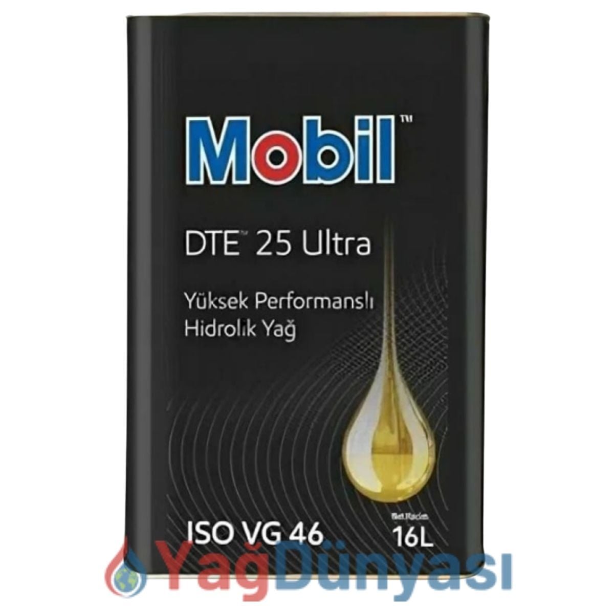 Mobil DTE 25 ISO VG 46 - 16 Litre Hidrolik Yağı