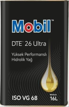 Mobil DTE 26 ISO VG 68 - 16 Litre Hidrolik Yağı