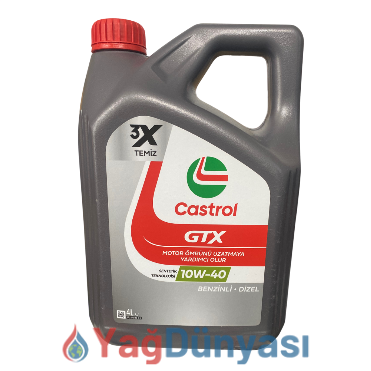 Castrol GTX 10W-40 4 Litre Motor Yağı