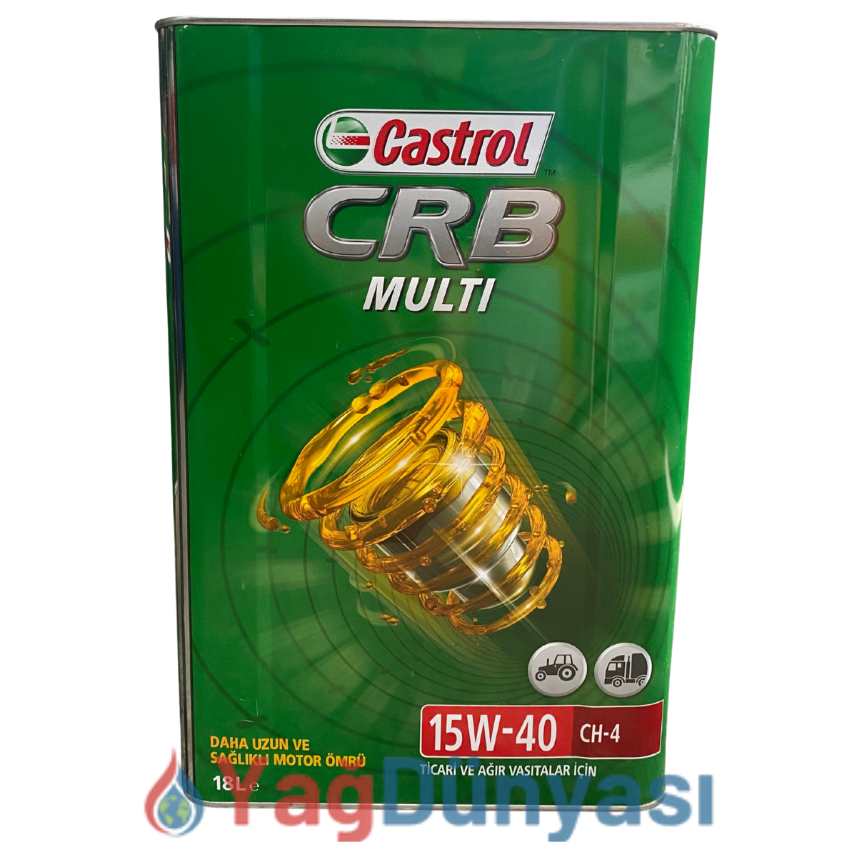 Castrol CRB Multi 15W-40 Ağır Vasıta Dizel Motor Yağı