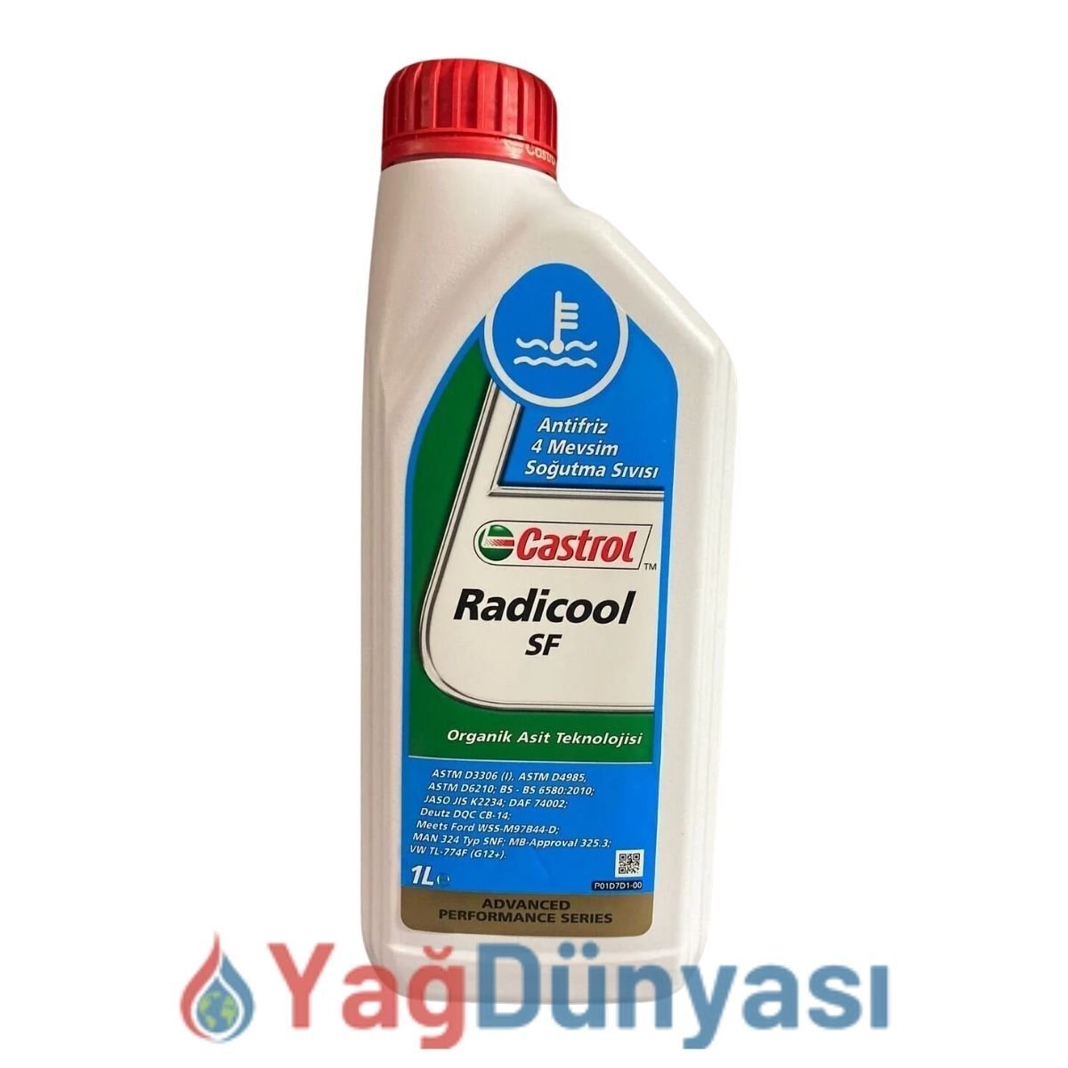 Castrol Radicool SF Konsantre Kırmızı Antifriz - 1 Litre