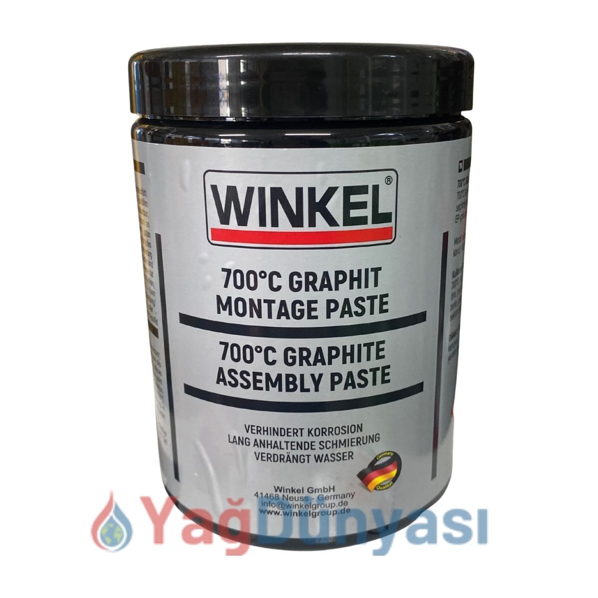 Winkel 700 Derece Grafitli Yüksek Isı Gresi - 1 KG