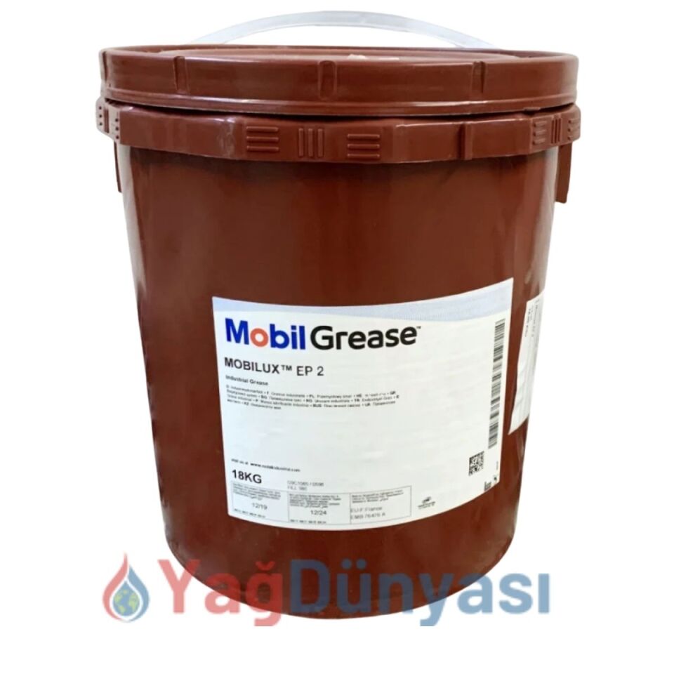 Mobil Mobilux EP 2 - 18 Kg Yüksek Performanslı Gres