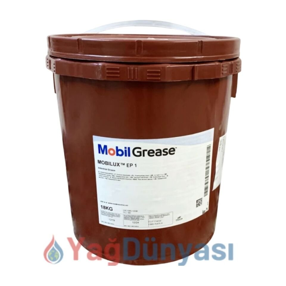 Mobil Mobilux EP 1 - 18 Kg Yüksek Performanslı Gres