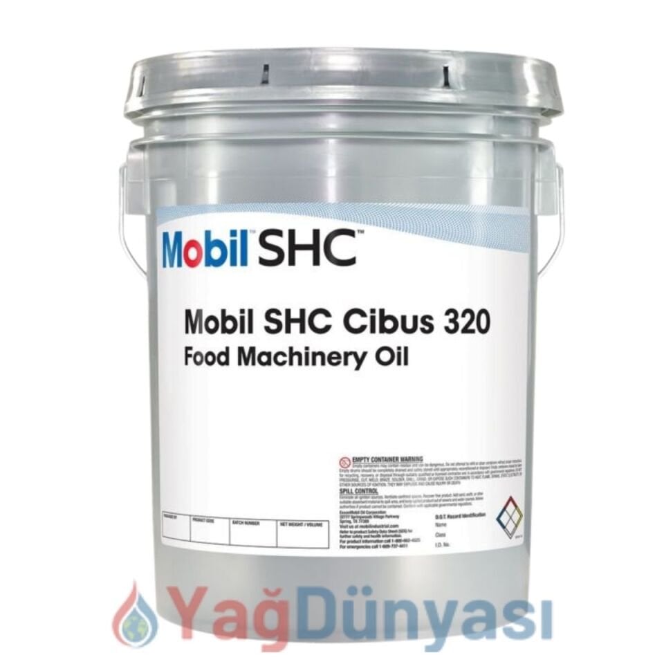 Mobil SHC Cibus 320 - 20 Litre Dişli Şanzıman Yağı