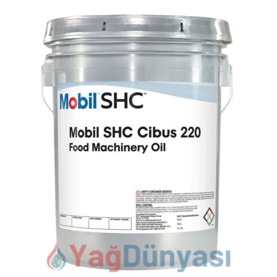 Mobil SHC Cibus 220 - 20 Litre Dişli Yağı