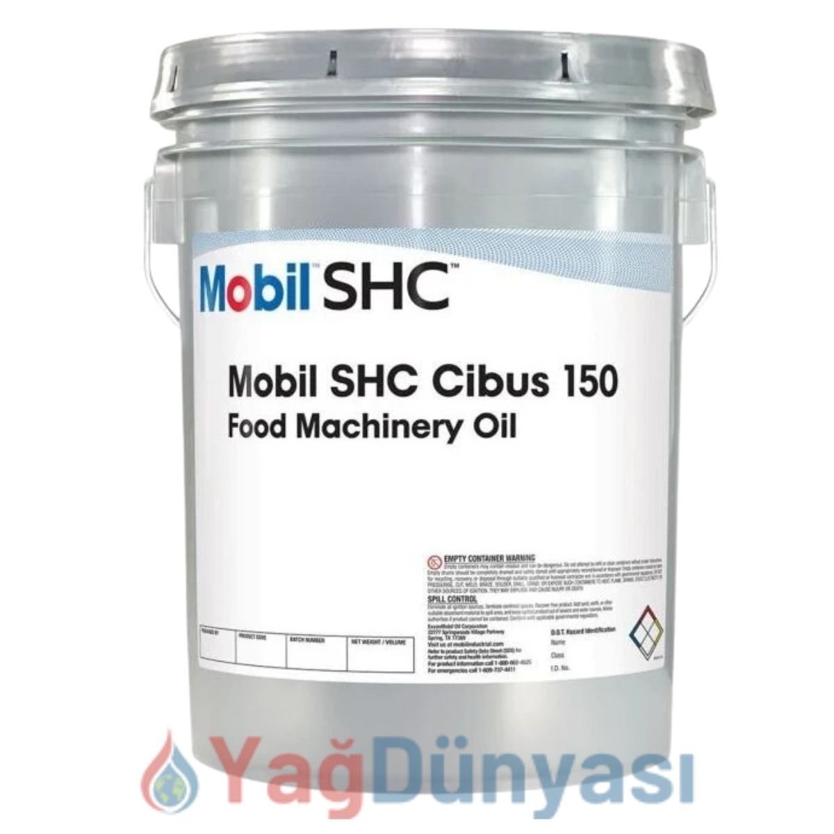 Mobil SHC Cibus 150 - 20 Litre Gıda Onaylı Sentetik Dişli Yağı