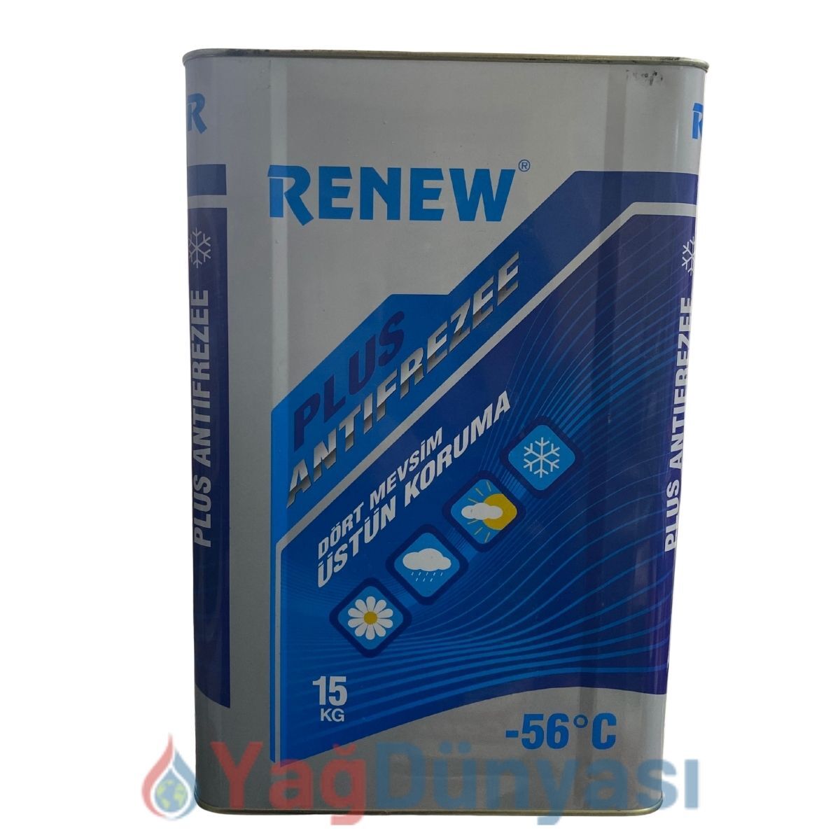 RENEW PLUS ANTİFRİZ -56 DERECE 15 KG – DÖRT MEVSİM MOTOR KORUMA ANTİFRİZİ